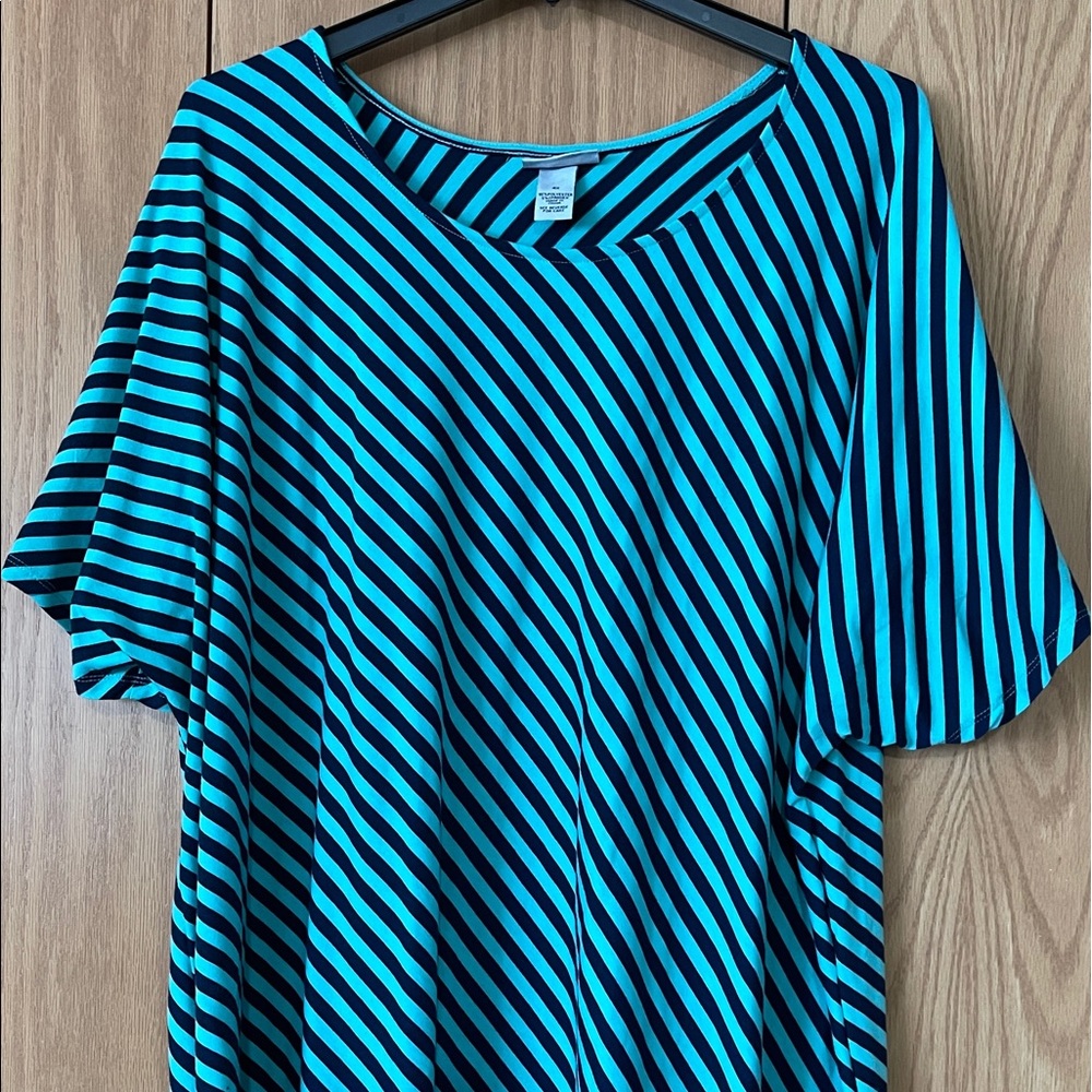 Catherine poly knit top. 4x. Worn once.